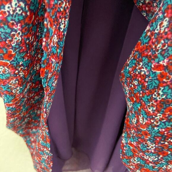 Patterson J. Kincaid Floral Mini Tank Top Dress size Small - Picture 7 of 8